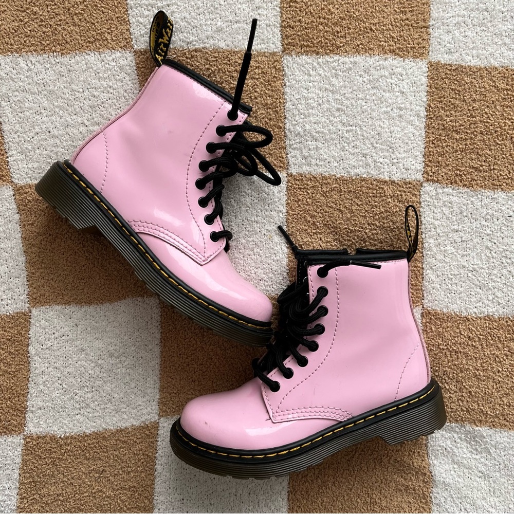 Dr. Martens Kids Pink Boots